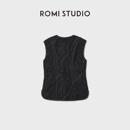 ROMI STUDIO“轻盈锁温”双面超密防风摇粒绒夹棉马甲 RWCWWG5556 商品图3