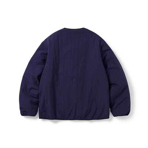 WHEELS and WIND抗静电材质男女中性双面夹棉防泼水无领棉服外套 商品图4