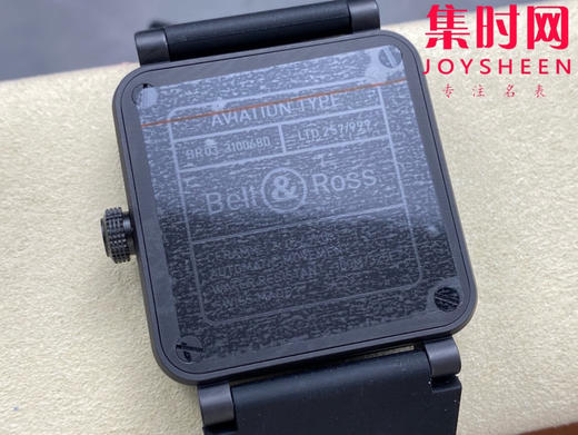 M+柏莱士INSTRUMENTS系列BR03A 方形男士腕表 陶瓷壳“黑武士” 商品图6