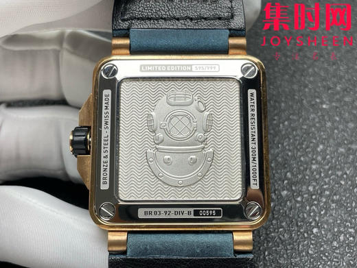 BR-柏莱士INSTRUMENTS系列BR0392 青铜壳BR-0392 方形男士腕表 商品图7