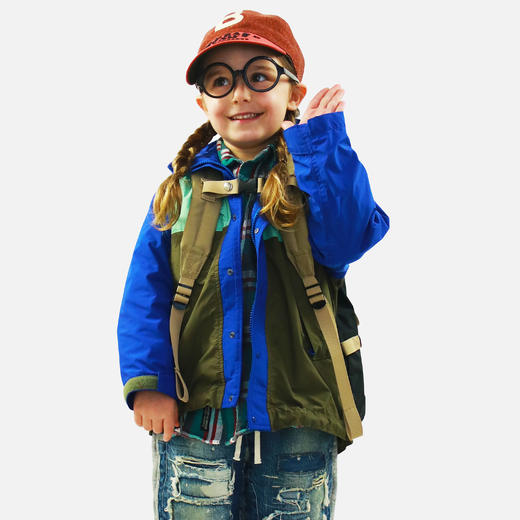 日本DD童装 DENIM DUNGAREE 不规则格纹衬衫 商品图3