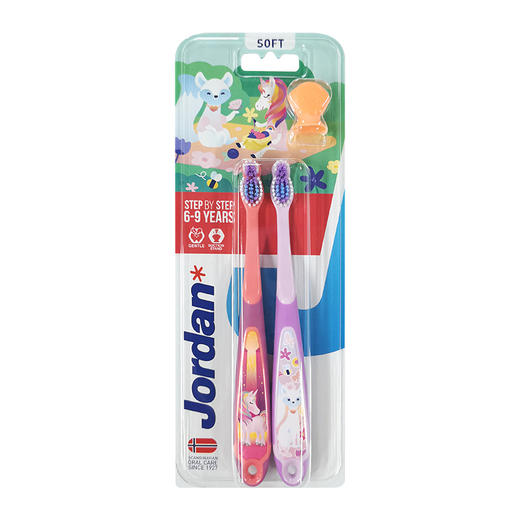 Jordan*婴童牙刷（Step3）双只装（ 6-9岁）颜色随机 商品图7