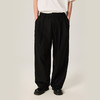 NPC潮牌100%绵羊毛长裤松紧宽腰裤装秋季新款男自然垂感NP46TR06 商品缩略图1