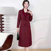 QYM 99H253-Y连衣裙妈妈装假两件时尚拼结中长款礼服裙 商品缩略图0