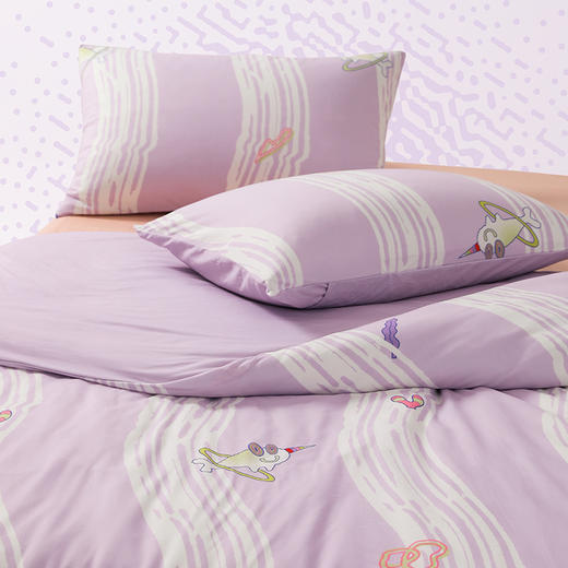 【秒杀 商超爆款】丝享升级云朵针织A类花卉四件套（coach设计师联名款） 商品图7