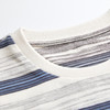 ROMI STUDIO“休闲复古”舒适棉撞色条纹宽松圆领T恤短袖RWCAS65323 商品缩略图5