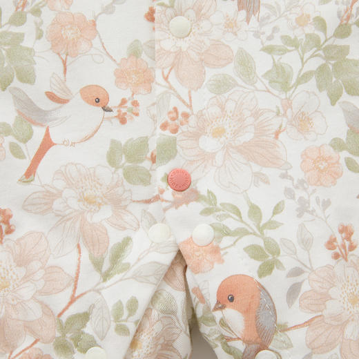 怡比雅韵之美长袖开襟哈衣HY25WIN028白花色调59#-90# 商品图10