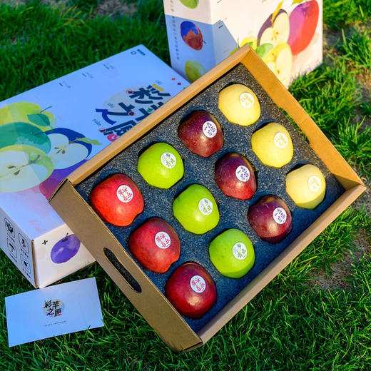 【高原彩色苹果礼盒】彩苹之愿 ～  来自彩云之南的甜蜜祝福 商品图2