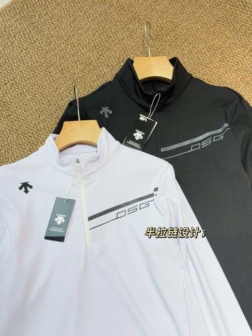 DES迪桑T 秋冬新品 高尔夫 男士立领长袖POLO衫 商品图8