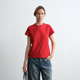 ROMI STUDIO“基础随性”舒适纯棉挺括雾感圆领短袖T恤 RWCSST2864