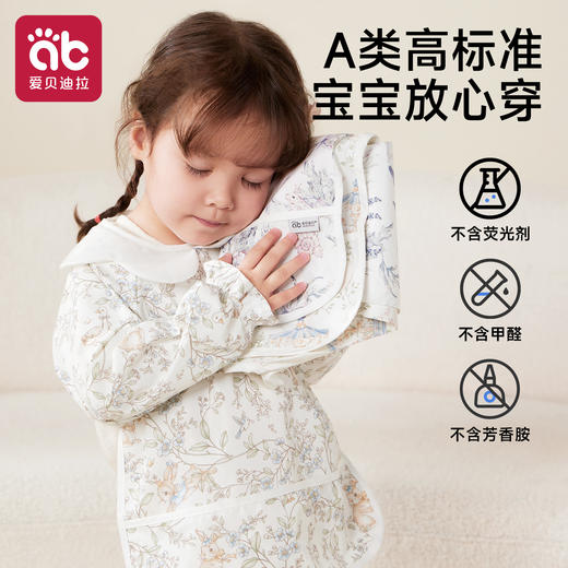 宝宝罩衣吃饭围兜儿童围裙女宝宝外穿婴儿辅食饭兜幼儿园防水防脏 商品图4