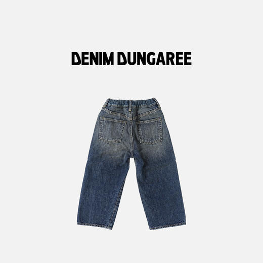 日本DD童装 DENIM DUNGAREE 12盎司复古破坏丹宁牛仔长裤 商品图3