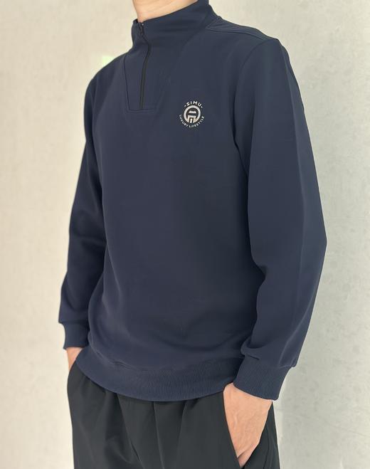 香港寺木秋季半拉链立领卫衣 上身大牌感十足！男女同款 商品图7