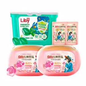 立白 洗衣凝珠112颗套装+洗衣液100g*2袋 BS0X112TJ