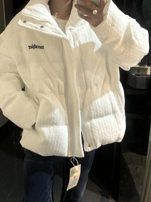 冬日轻盈新主张Mershier白色针织棉服 商品图10