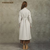 Famecoco设计师款职场通勤立领长款风衣长期主义高级感FAC6AT001 商品缩略图4