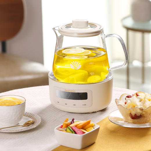 大宇 多功能恒温花茶壶暖阳白1.2L DYHC-1291D 商品图3