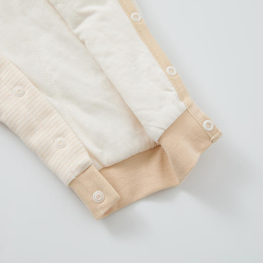 怡比躲猫猫长袖系带哈衣HY25WIN024咖白色调52#-66# 商品图14