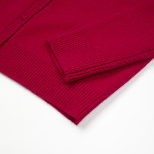 ROMI STUDIO“复古格调”100%羊毛柔软亲肤小V领开襟毛衫RWCAS86727 商品图3