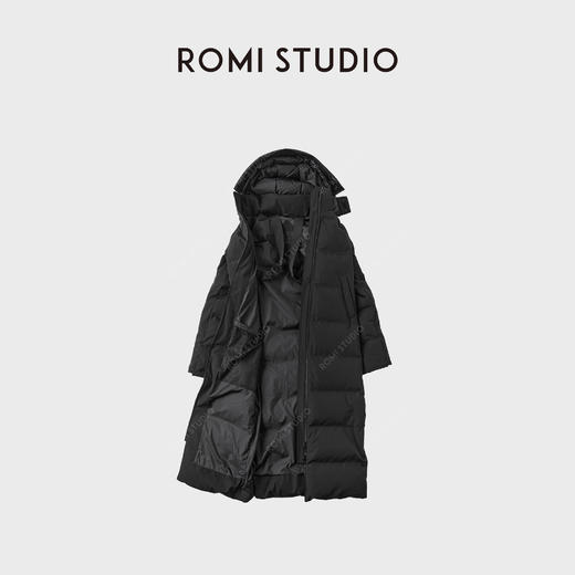 ROMI STUDIO“温暖包裹”进口95白鹅绒高克重连帽羽绒服 RWCAWT5317 商品图2