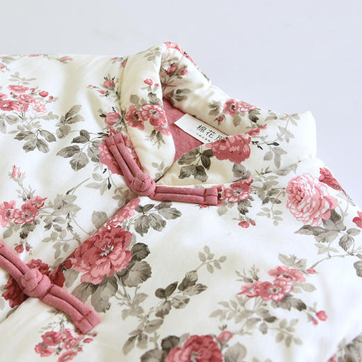 FL505棉花保暖衣全棉棉服花棉袄新中式盘扣国风 商品图1