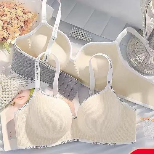 【买一送一】立体饱满 自然聚拢圆圆胸 小胸显大蜜桃圆圆杯内衣聚拢收副乳性感美背一片式无痕加厚杯文胸 商品图7