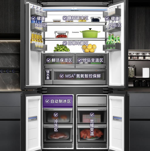 卡萨帝（Casarte）冰箱 BCD-602WGCTDAGGWU1 商品图4