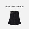 日本G2H童装 GO TO HOLLYWOOD 丹宁亮面蕾丝牛仔半身裙 商品缩略图1