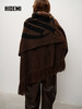 HIDEMI 大秀款藏地可溯源牦牛绒拉毛长拉绒系列流苏不对称加厚大斗篷针织毛衣双层双面加厚外套 商品缩略图12