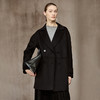 Famecoco范可儿100%绵羊毛经典翻领双面呢大衣FAC8AR006 商品缩略图0