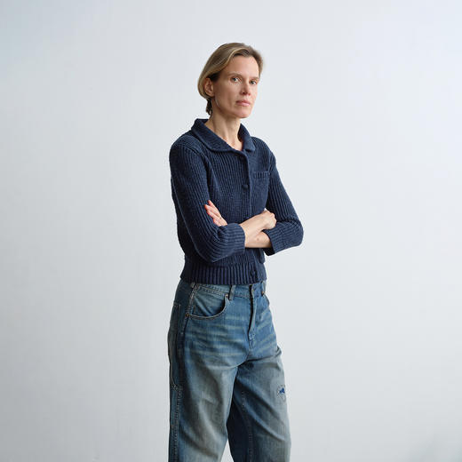 ROMI STUDIO"枫林尽染"棉质挺阔饱满精致娃娃领开衫 RWCAWZ4685 商品图11