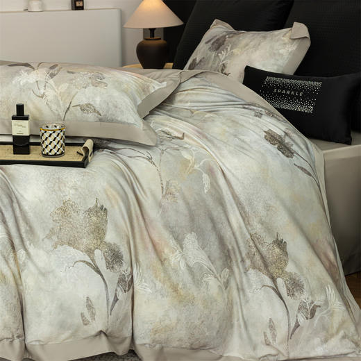 【线下门店经典款天丝磨毛升级款】80S天丝棉磨毛丝绵醇绒四件套 厚实保暖柔软顺滑套件 商品图14