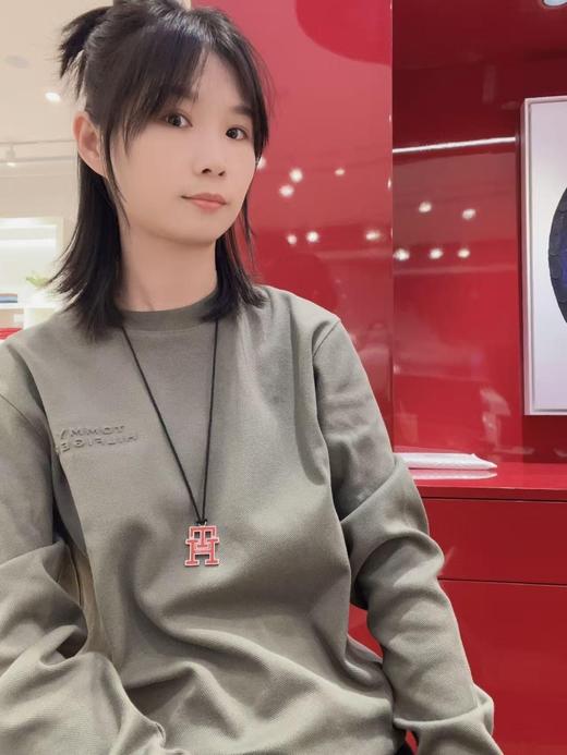 Tommy 25秋冬男款纯棉珠地肌理圆领卫衣 商品图5