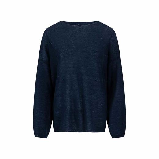 N°28 2025 秋季新款时尚设计师女士圆领毛衫长袖上衣内搭 895382M005  商品图1