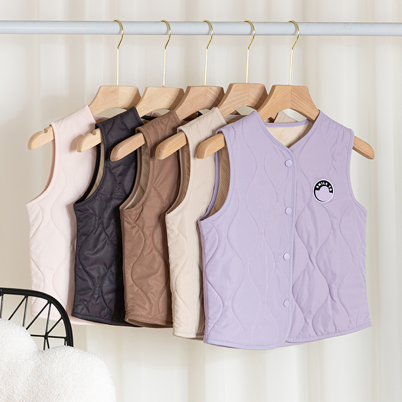 耐尔儿童羊毛马甲|100%绵羊毛夹层+蓄热保暖内里，轻盈又暖