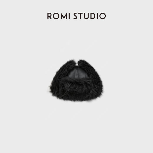 ROMI STUDIO“北海道之旅”阿尔卑斯山拉贡羊羔绒雷锋帽 RWCWP86742 商品图1