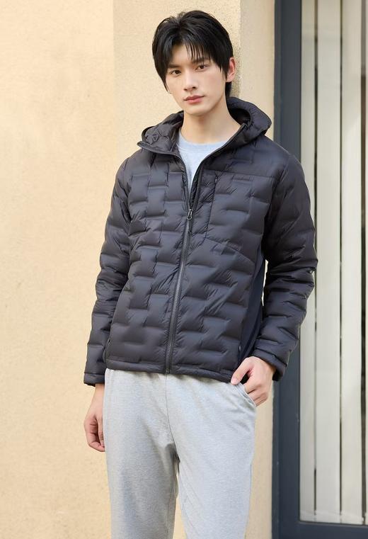 高端轻羽90绒连帽抗风防寒90白鸭绒外套 商品图8