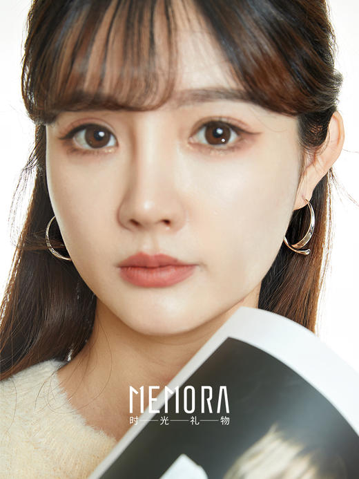 【任选3件599元】素圈圆环耳饰 S925银耳环时尚ins风耳圈MEMORA诗普琳YEE02201、YEE02202（线上专供） 商品图4