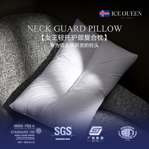 【加倍生活】ICE QUEEN 轻托护颈复合枕 商品图4