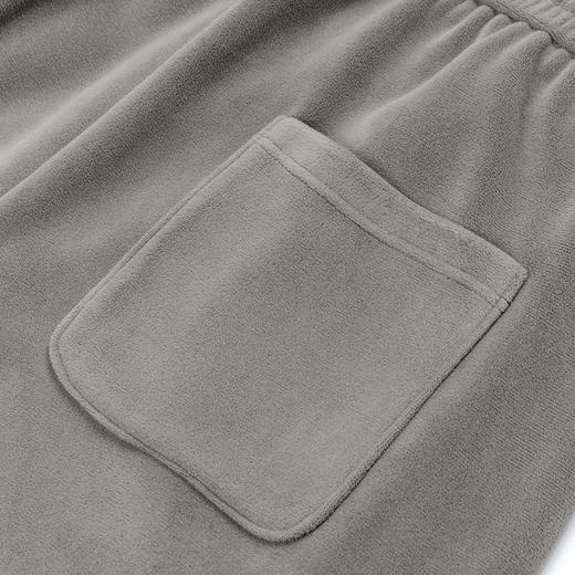 【含羊毛】罗蒙秋冬厚款保暖卫裤男士奥粒绒羊毛卫裤直筒休闲百搭男长裤 商品图8