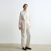 ROMI STUDIO 100%桑蚕丝翻领宽松中长款收腰风衣外套 RWCAWG4854 商品缩略图0