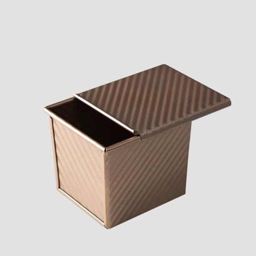 水立方不粘吐司模250g 波纹带盖吐司模面包模具 烘焙模具 商品图3