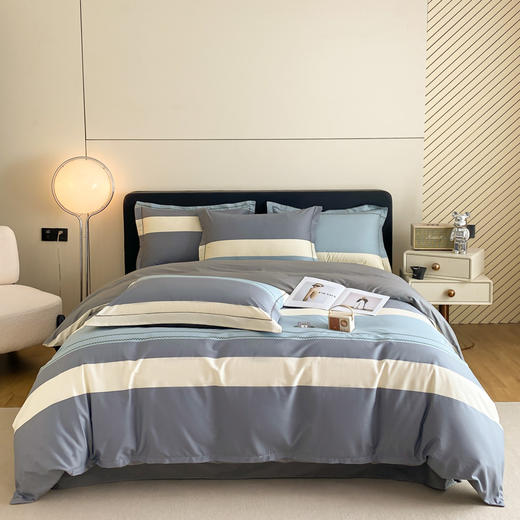 纯棉全棉80支大版活性印花四件套床单被罩被套床笠双人单人三件套 商品图4