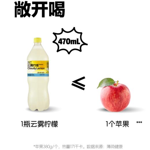 柠檬共和国 云雾柠檬 气泡果汁470mlx15瓶（箱） 商品图3