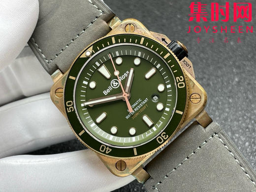 BR-柏莱士INSTRUMENTS系列BR0392 青铜壳BR-0392 方形男士腕表 商品图1