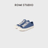 ROMI STUDIO“复古休闲”多色贝壳头平底系带低帮帆布鞋 RWCAP34818 商品缩略图4