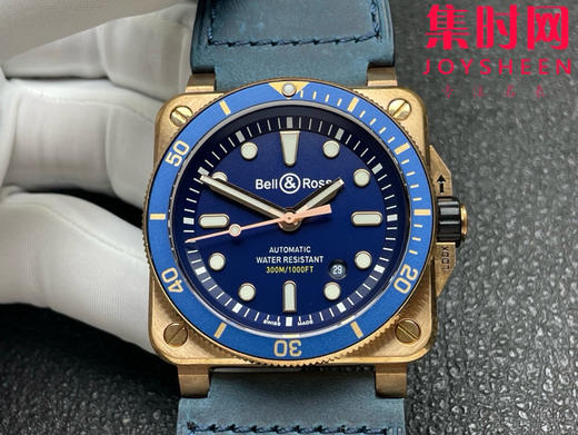 BR-柏莱士INSTRUMENTS系列BR0392 青铜壳BR-0392 方形男士腕表 商品图2