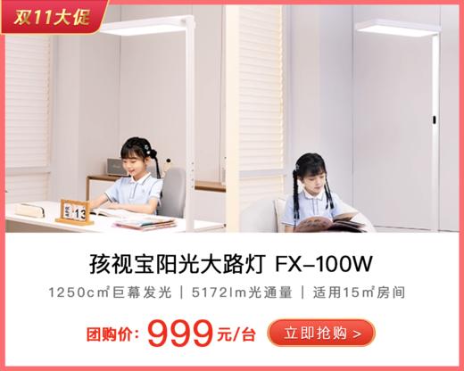 孩视宝学习护眼立体光大路灯FX-100W 商品图0
