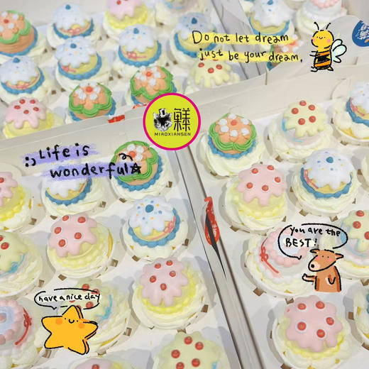 🛵预定～韩式【纸杯蛋糕】（儿童生日/沙龙茶歇）12杯/份 商品图4