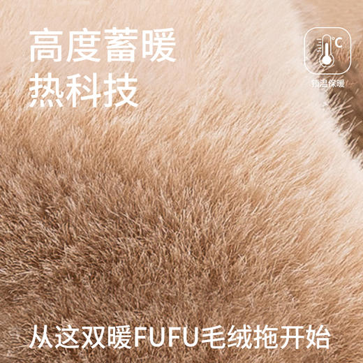 【严选超市】朴西星月简约半包根棉拖鞋PX010505 售价:39.8 商品图5